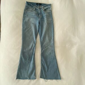 Hudson high rise ankle bootcut jeans
